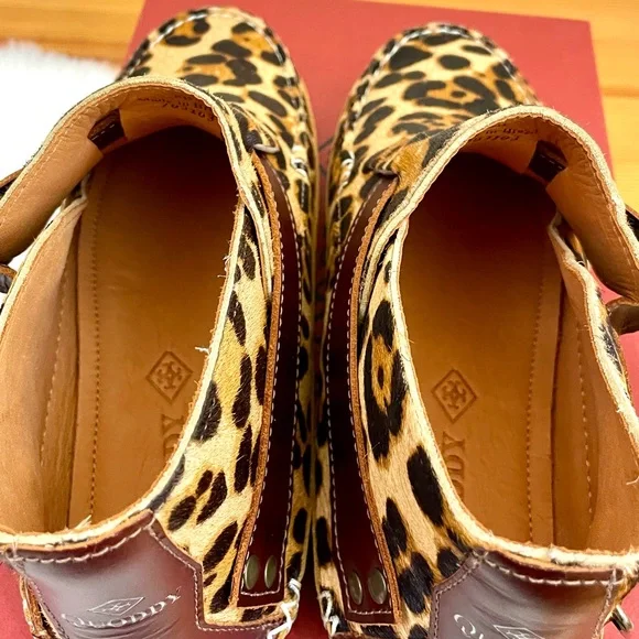 Quoddy Leopard Print Women's Shoes with Brown Accents - Picture 9 of 15
